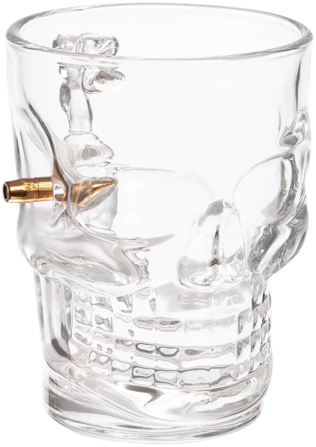 Пивной бокал GUN&FUN череп с пулей