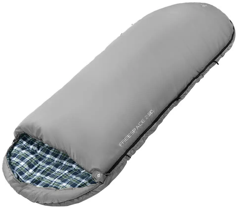 Спальний мішок KingCamp Freespace 250 L Comf +12°C / Lim +7°C / Extr -3°C Grey