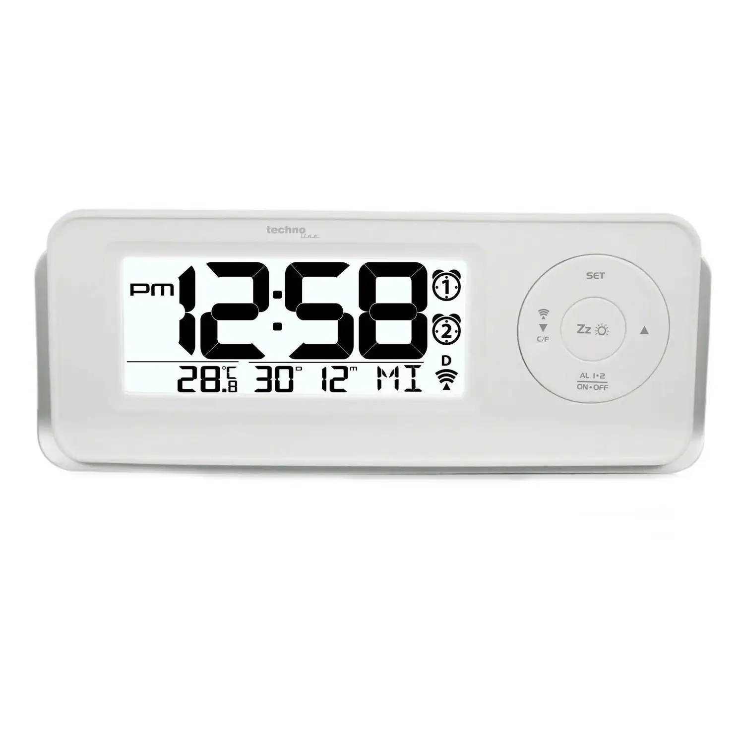 Часы (будильник) Technoline WT498 White