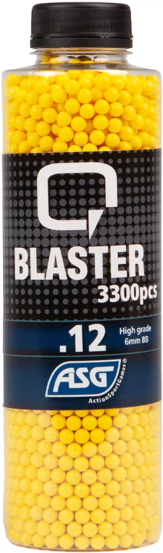 Страйкбольные шарики ASG Q Blaster Yellow 6 мм 0,12 г 3300 шт