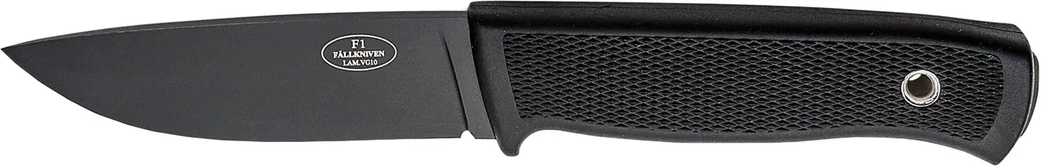 Ніж Fallkniven F1 Pilot Survival F1BL VG-10 BB Leather Black