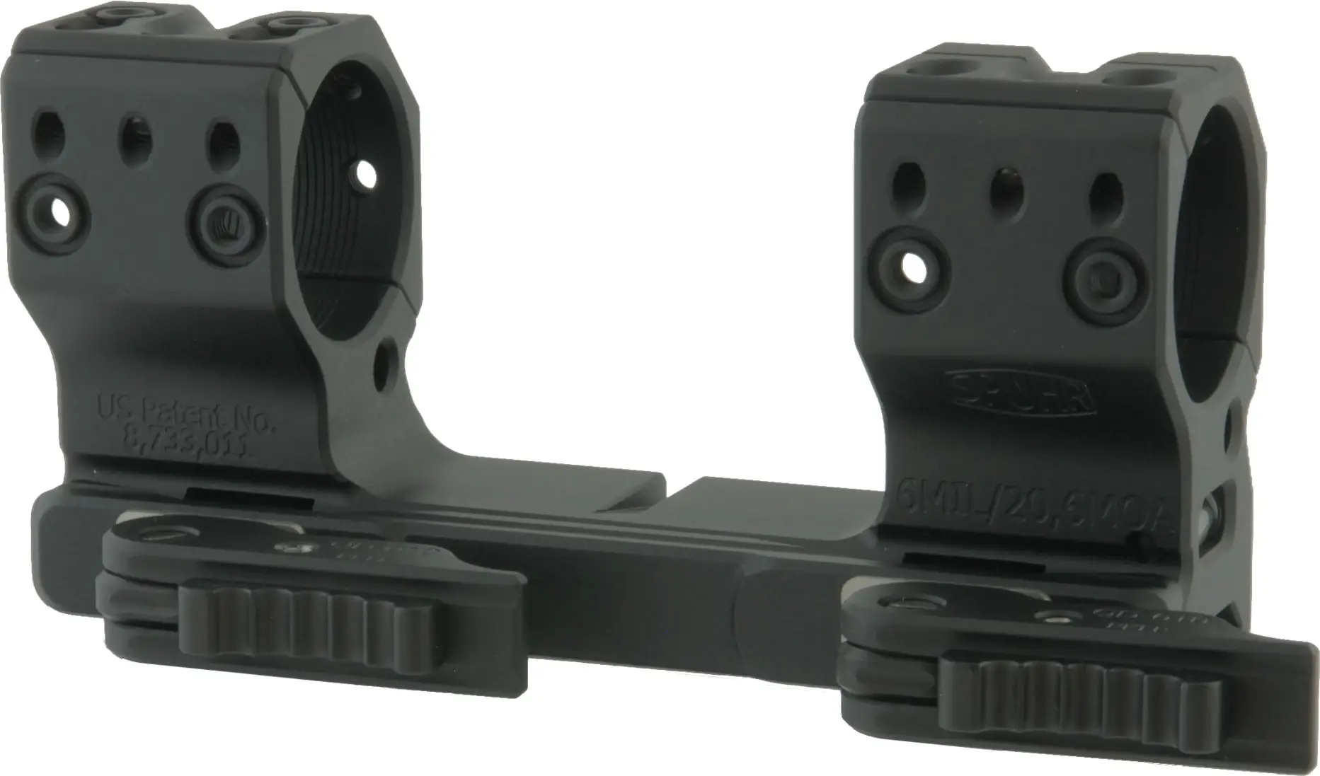 Моноблок Spuhr QDP-3602. d - 30 мм. High. 6 MIL/20.6 MOA. Picatinny