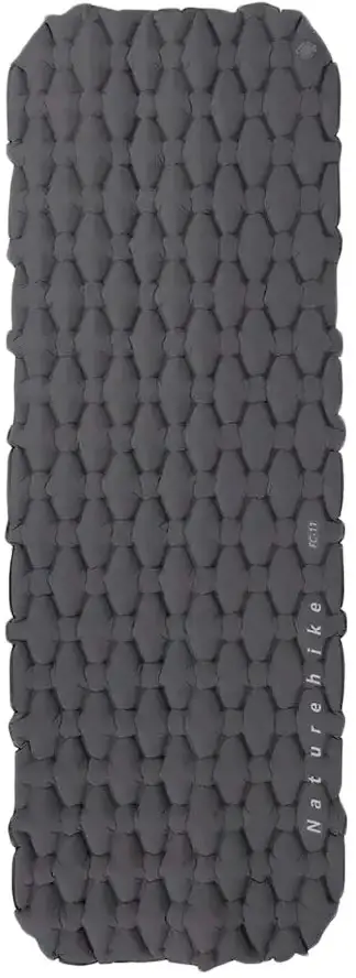 Килимок надувний Naturehike FC-10 NH19Z001-P 196х59х6.5 см Grey