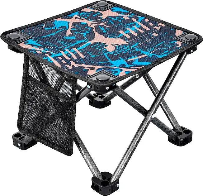 Стілець KingCamp Mini Folding Stool. Camouflageblue