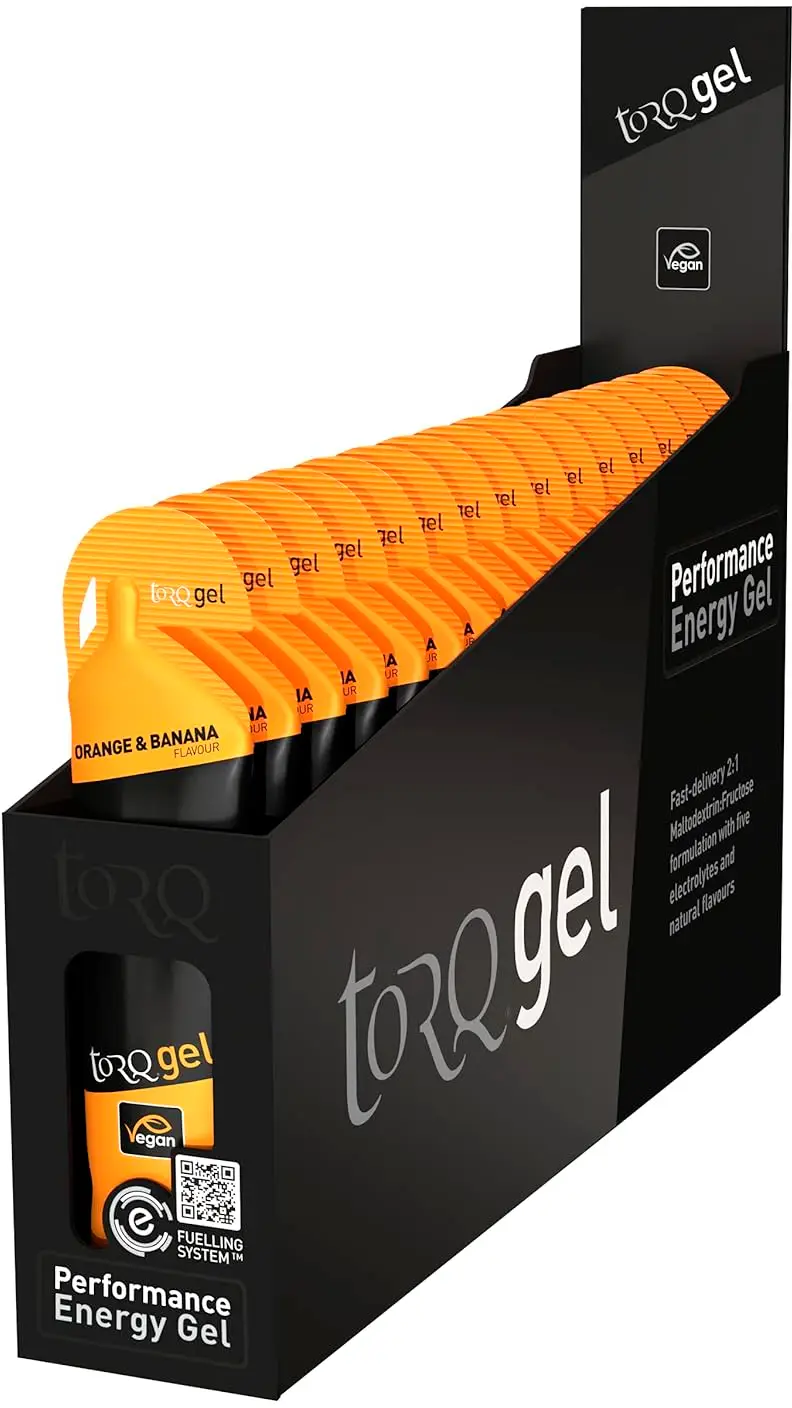 Гель энергетический TORQ Orange & Banana 15шт