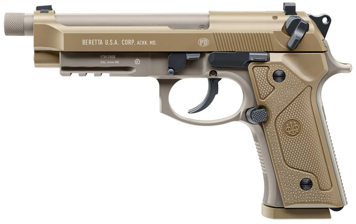 Пістолет страйкбольний Umarex Beretta Blowback M9A3 СО2 кал. 6 мм ВВ