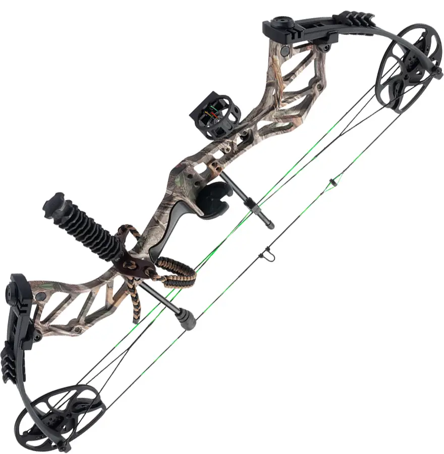 Блочный лук Man Kung СBA5 Thorns KIT ц:green camo