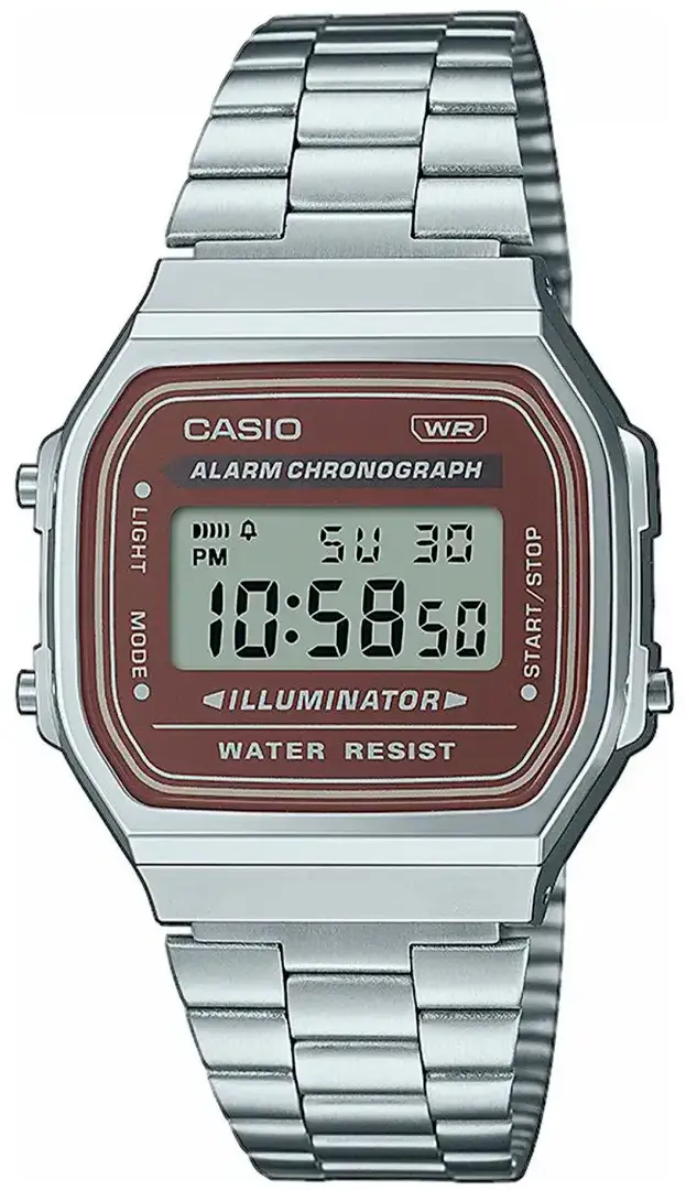 Годинник Casio Vintage Iconic A168WA-5AYES. Сріблястий