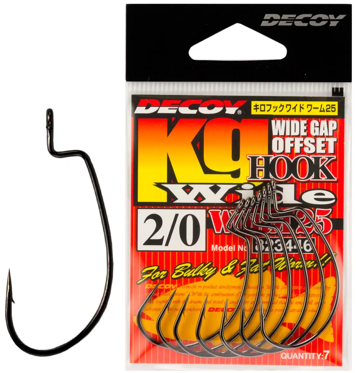 Гачок Decoy Worm25 Hook Wide #1/0 (8 шт/уп)
