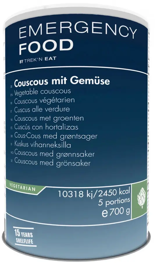 Сублімат Trek’n Eat Emergency Food Кускус з овочами 5 порцій