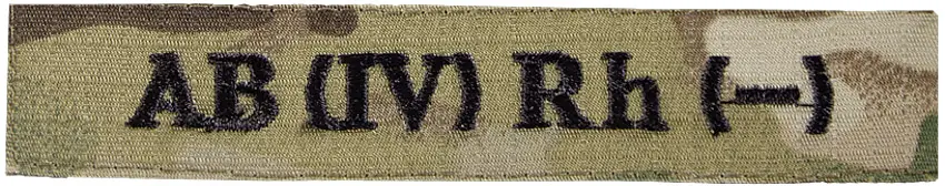 Патч Camotec Група Крові 4- Camo