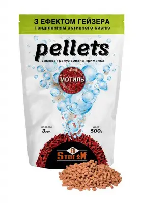 Пелети G.Stream Зимова Pellets 0.5кг (мотиль)