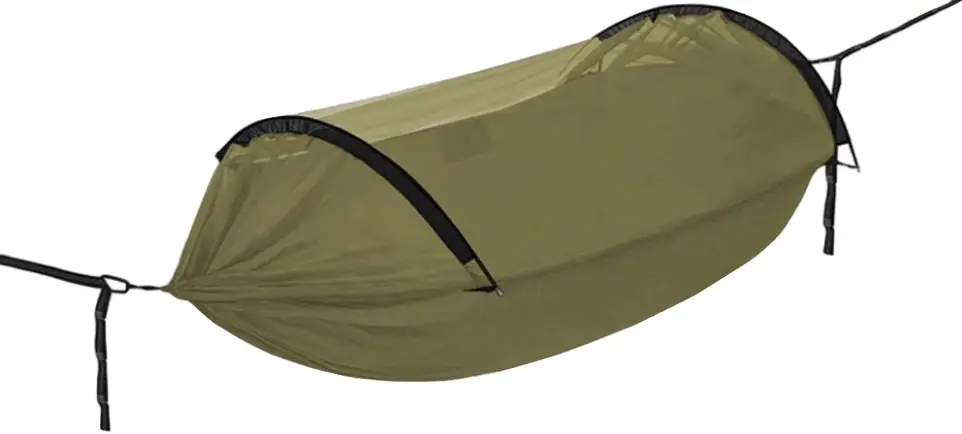 Гамак Naturehike 3 в 1 CNH22HJ001 з москітною сіткою 290х140cm Dark green