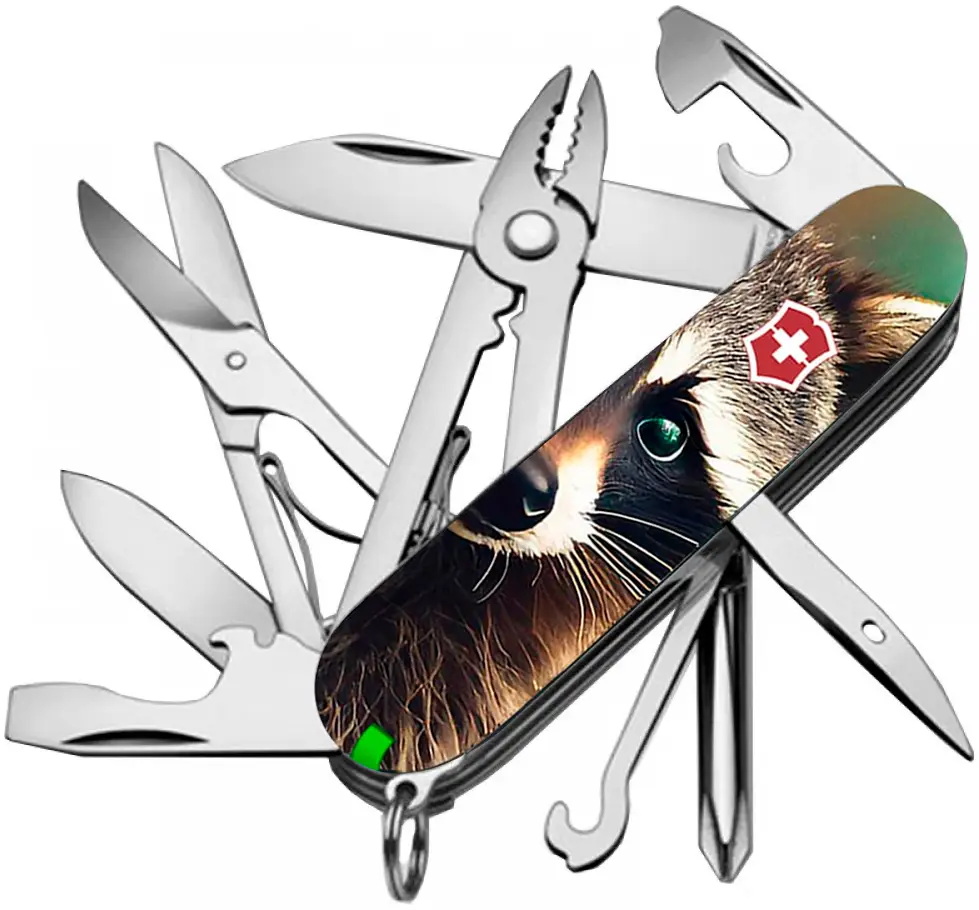 Ніж Victorinox Deluxe Tinker Animal. Єнот