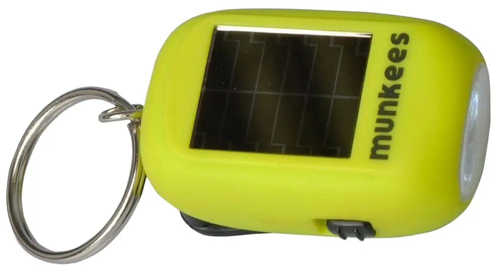 Ліхтар-брелок Munkees Mini Solar-Dynamo Flashlight Green