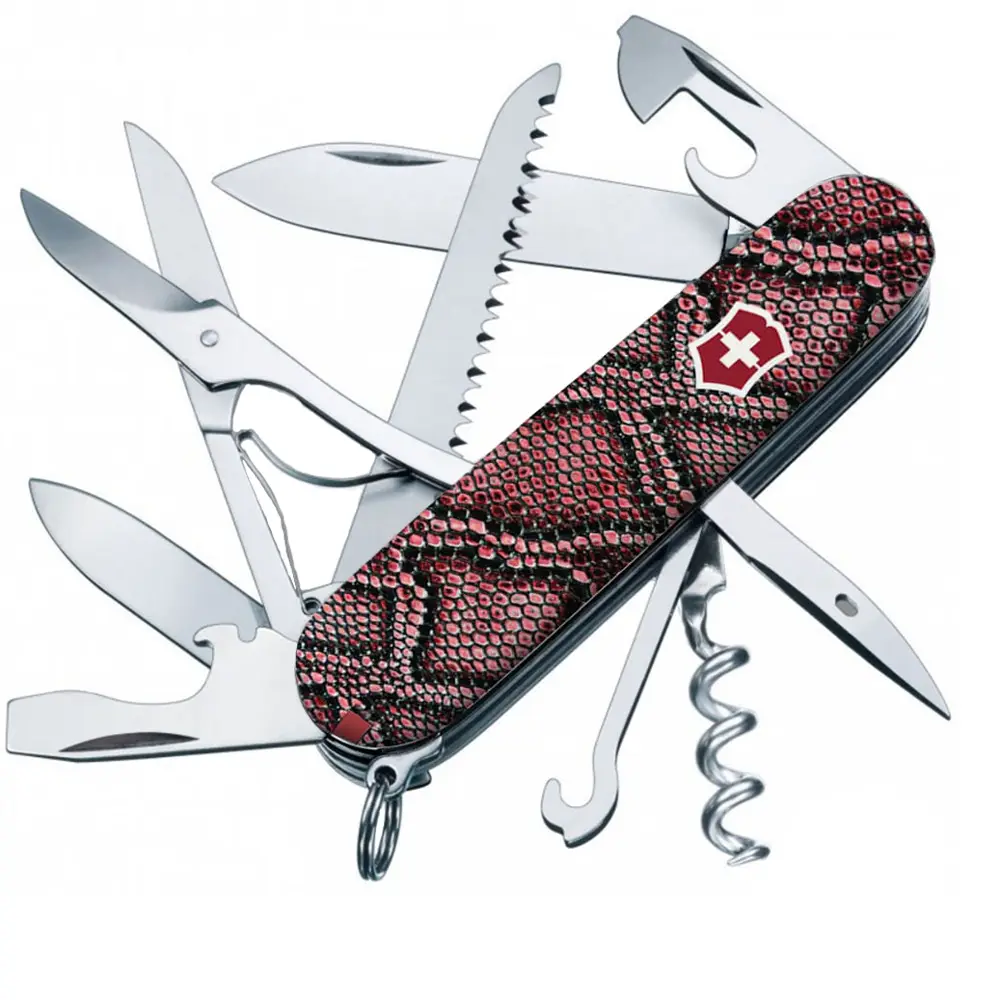 Ніж Victorinox Huntsman Design. Принт Шкіра питона