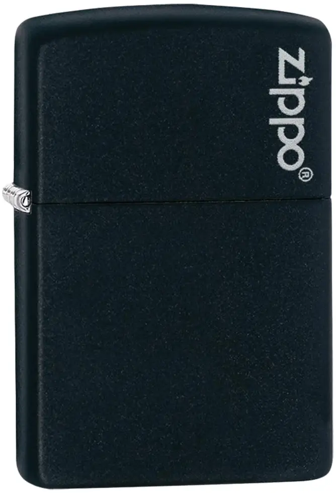 Запальничка Zippo 218 ZL Black Matte w/Zippo Logo