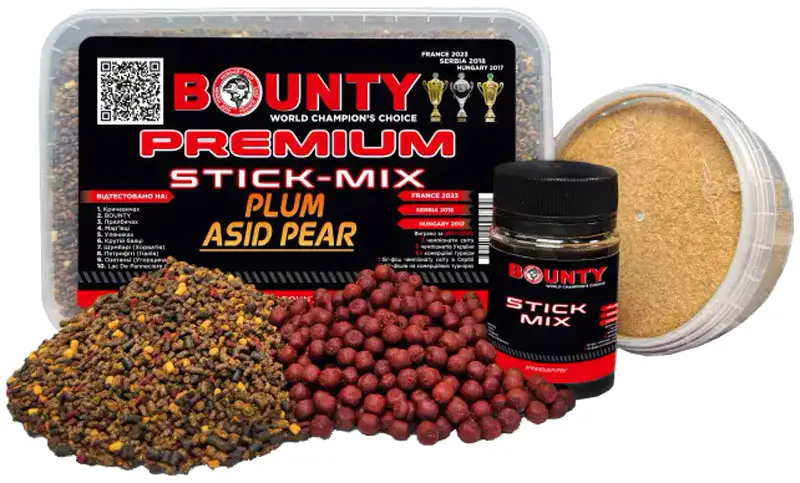 Стик микс Bounty Premium Stick-Mix Fruity Series Plum/Asid Pear