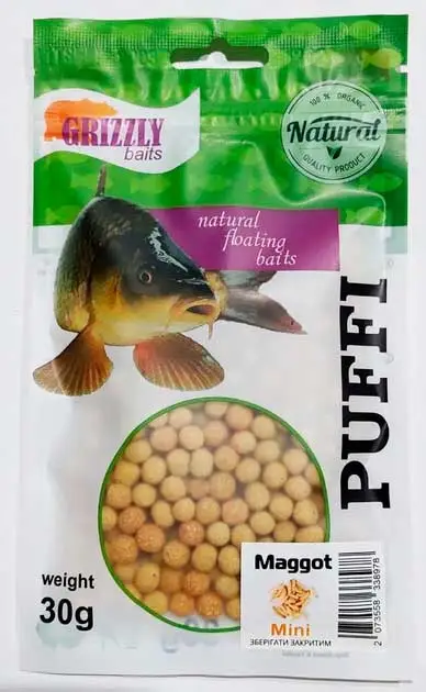 Пуфік Grizzly Puffi Mini 30g Maggot