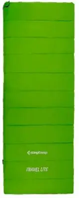 Спальний мішок KingCamp Travel Lite L Comf +18°C / Lim +12°C / Extr +7°C Green
