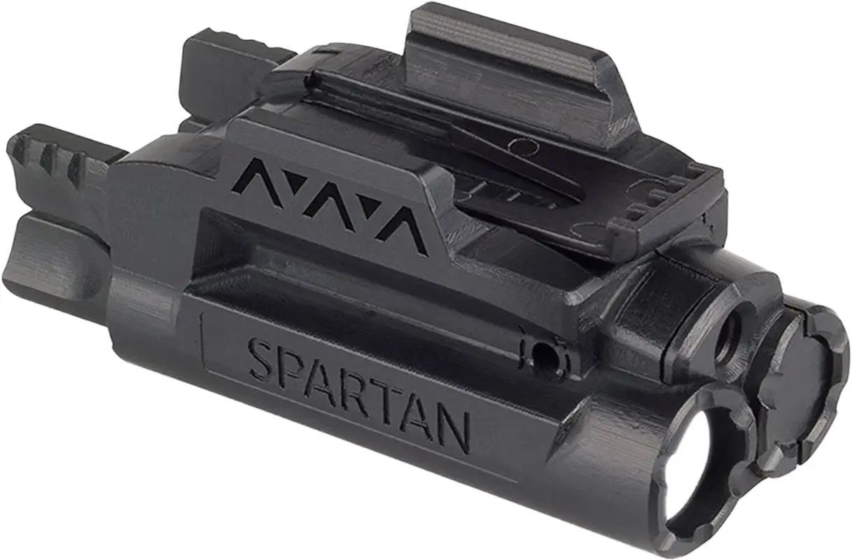 Целеуказатель лазерный LaserMax Spartan с фонарем 120lm на Picatinny зеленый