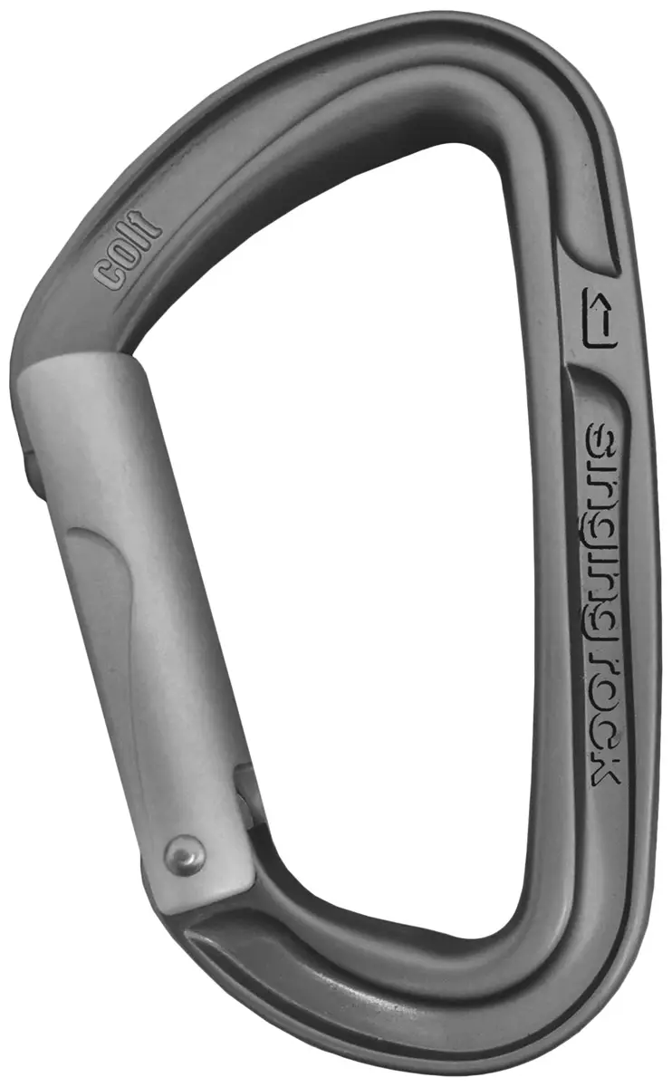 Карабин Singing Rock Colt Straight Grey