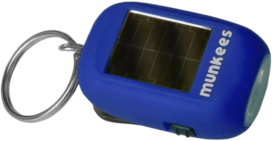 Ліхтар-брелок Munkees Mini Solar-Dynamo Flashlight Dark Blue