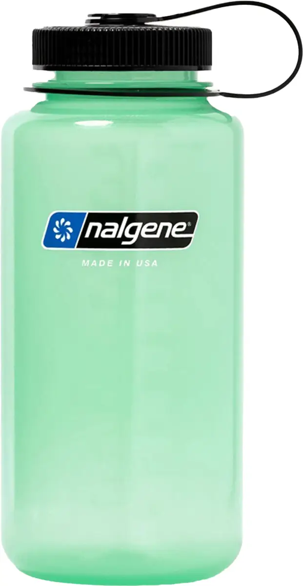 Пляшка Nalgene Wide Mouth Sustain Water Bottle 1L Glow green