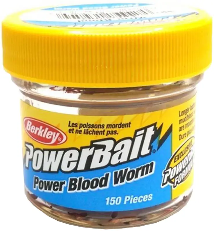 Силикон Berkley Powerbait Blood Worm 10mm (мотыль маленький)