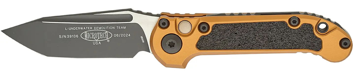 Ніж Microtech L.U.D.T. T/E Gen III Black Blade Tan