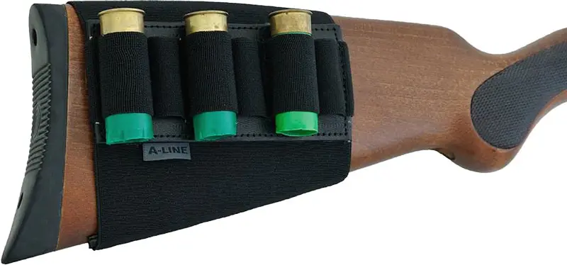 Патронташ A-Line М2 на приклад на 6 патронов цв:чорний