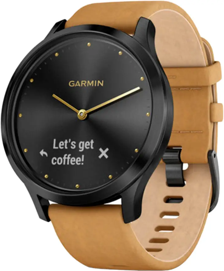 Годинник Garmin Vivomove HR Premium Black/Tan One-size
