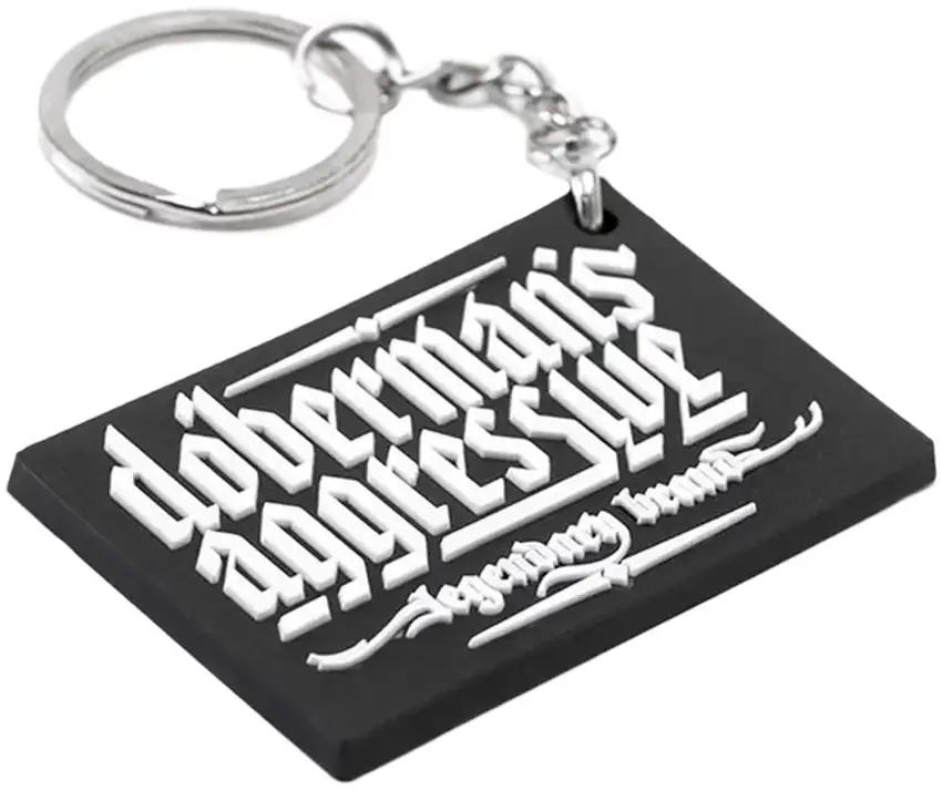 Брелок Dobermans Aggressive Квадрат BR01