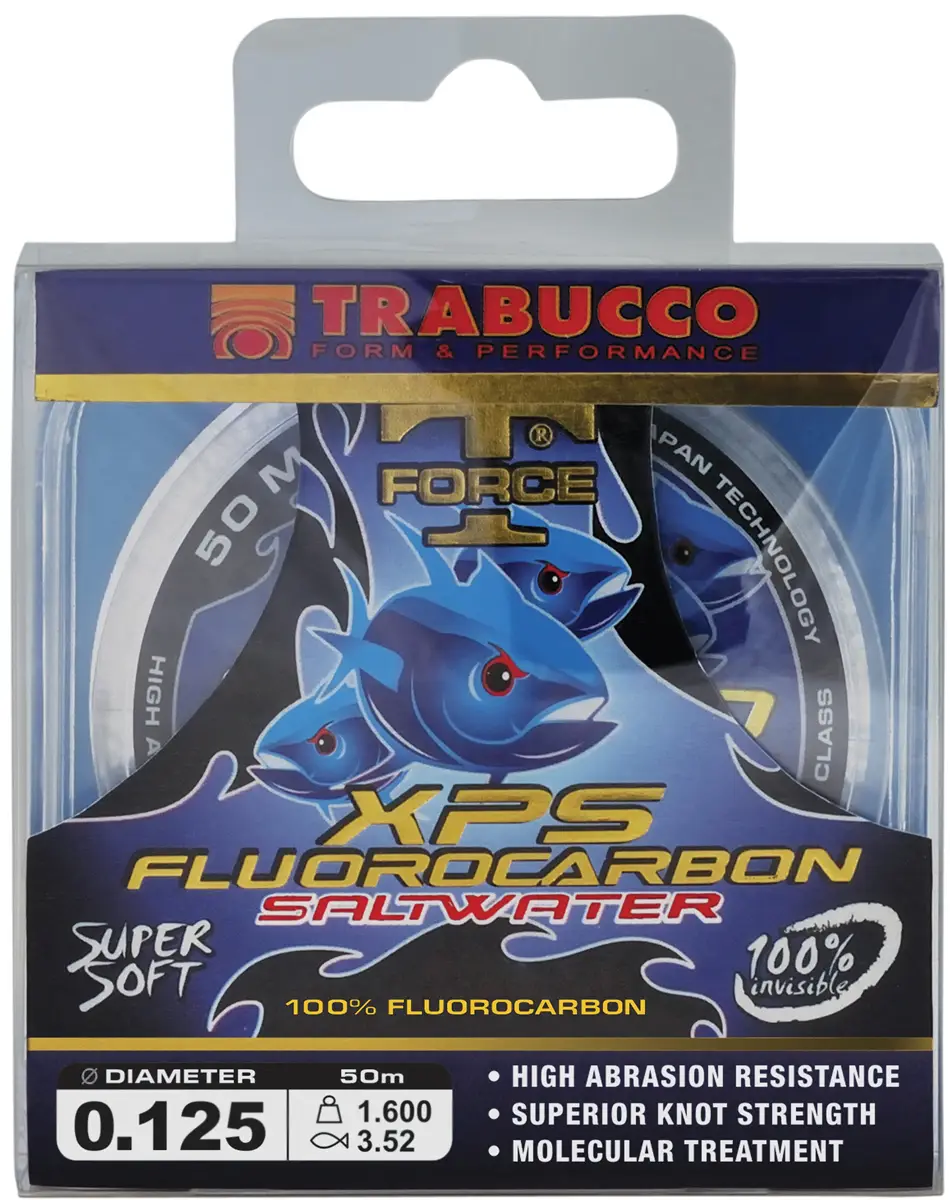Флюорокарбон Trabucco T-Force Fluorocarbon SaltWater 25m 0.60mm 25.49kg