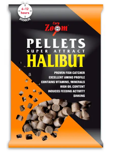 Пелети CarpZoom Feeding Halibut 16mm