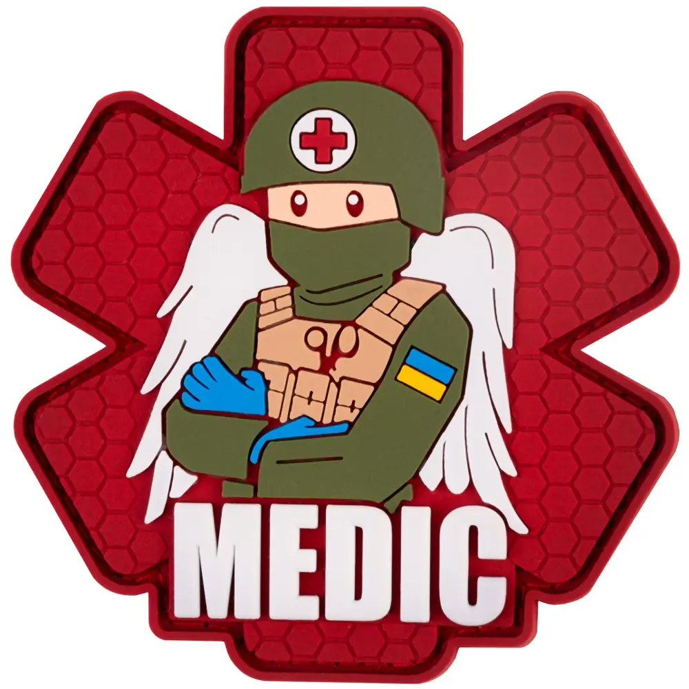 Патч Brand Element Медик красный