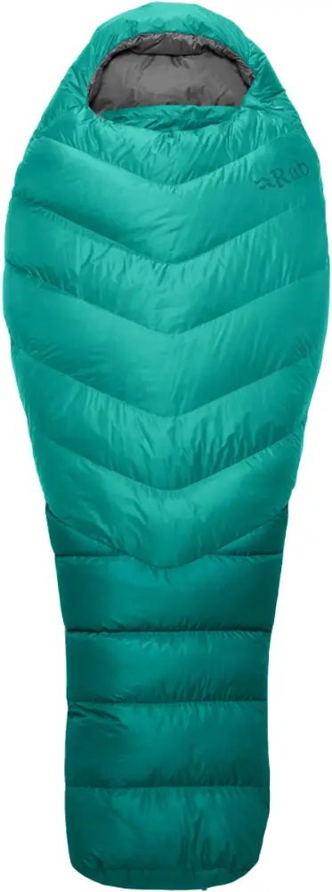 Спальний мішок Rab Alpine 600 Wmns Regular Left Zip Peacock Green