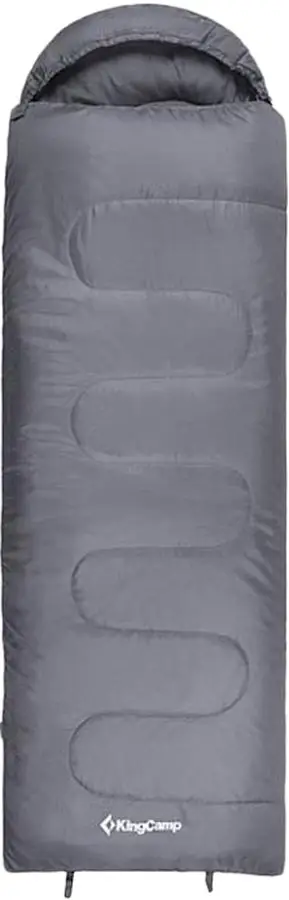 Спальний мішок KingCamp Oasis 250 L  Comf +12°C / Lim +7°C Grey