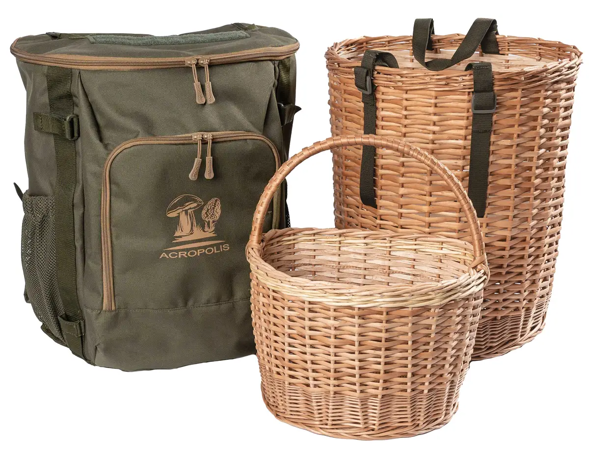 Рюкзак Acropolis РНГ-8 з 2-ма плетеними кошиками для грибника