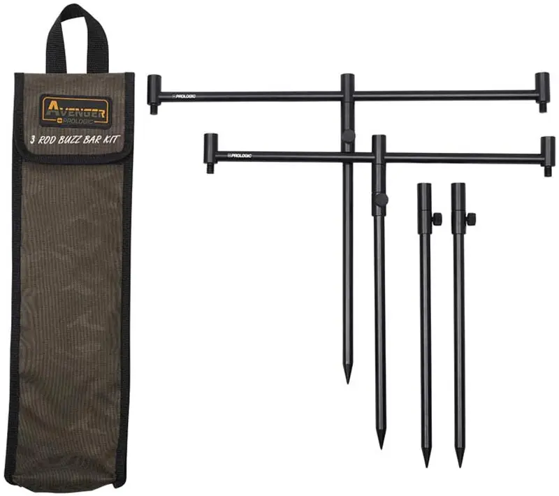 Буз-бар Prologic Avenger 3 Rod Buzz Bar Kit & Carrycase 20-34cm 0.537kg