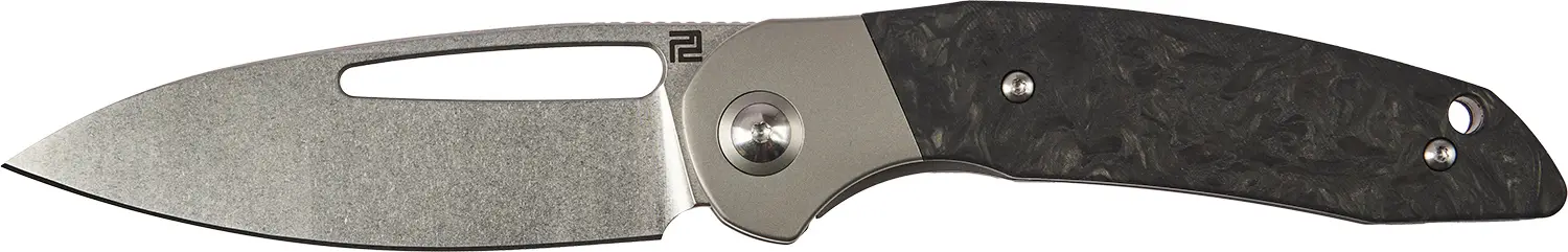 Ніж Artisan Tylos S35VN Titanium and Marbled CF