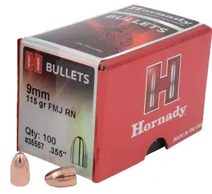 Куля Hornady FMJ-RN кал .45(.451) маса 230 гр (14.9 г) 1500 шт