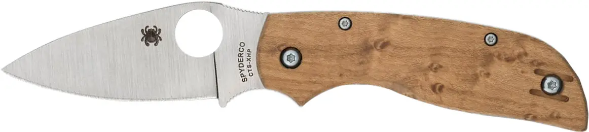 Ніж Spyderco Chaparral Slipit Birdseye Maple CTS XHP Wood