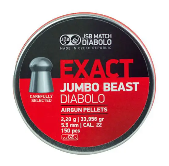 Кулі пневматичні JSB Exact Jumbo Beast  2,2 г 5,52 мм 150 шт/уп