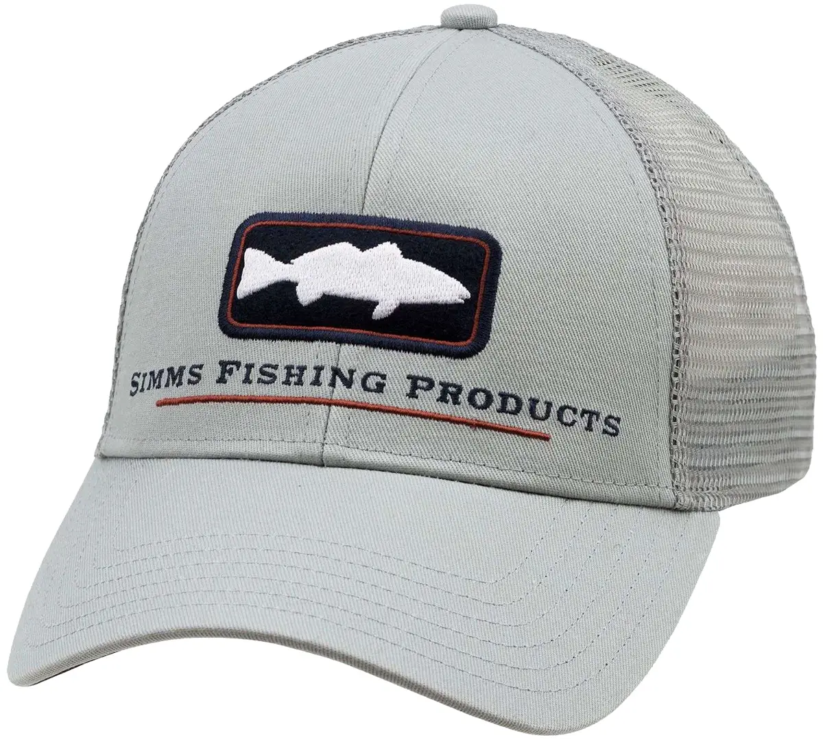 Кепка Simms Trucker Hat Icon Redfish One size Redfish Granite