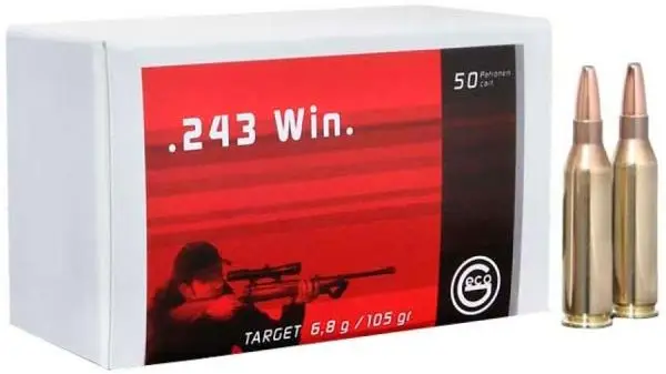 Патрон GECO кал.243 Win куля Target маса 6.8 м