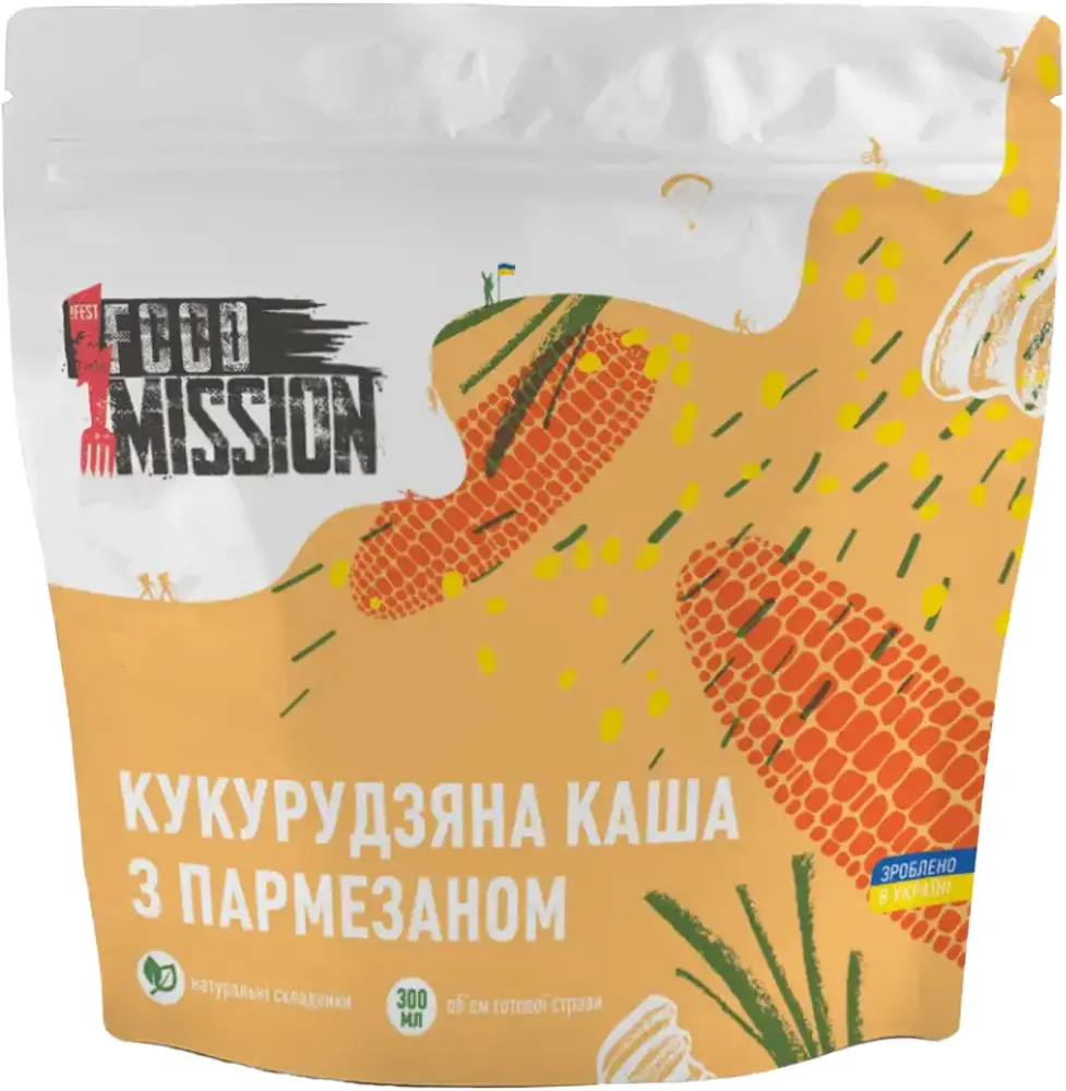 Сушена їжа Food Mission Каша кукурудзи з пармезан