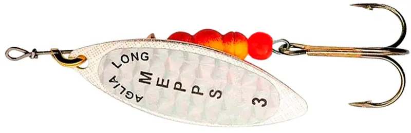 Блешня Mepps Aglia Long Rainbo №4 17.0 g Silver