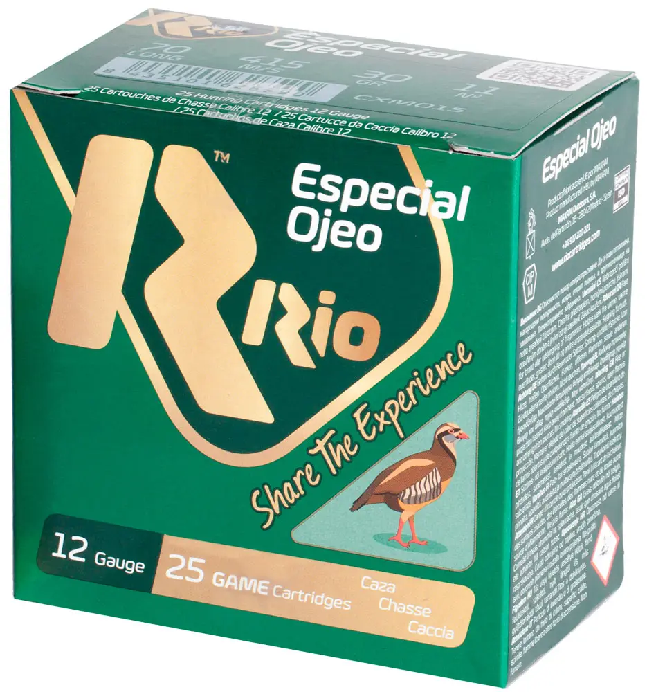 Патрон RIO Especial Ojeo-30 FW NEW (без контейнера) кал. 12/70 дріб №11 (1.5 мм) наважка 30 г