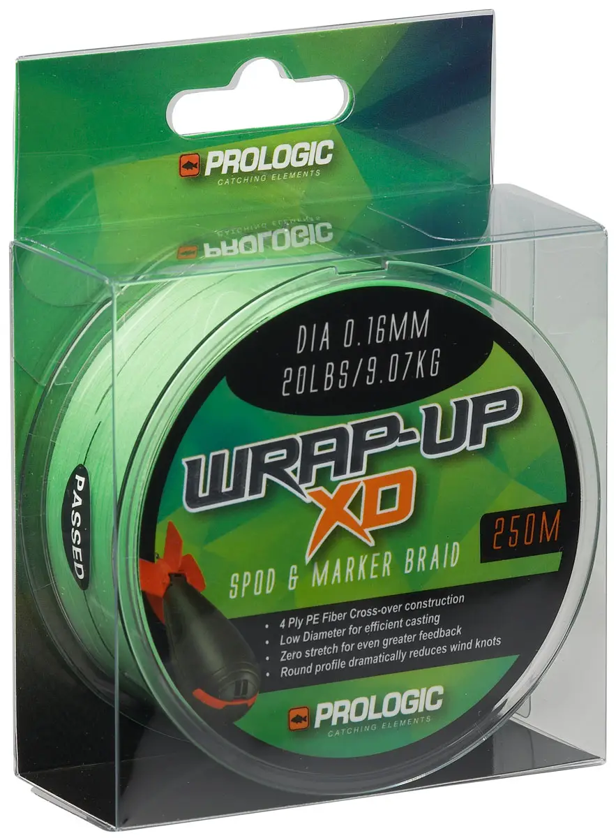 Шнур Prologic Wrap-Up XD - Spod & Marker Braid Extra Distance 0.16 mm 20lbs/9.07 kg 250m